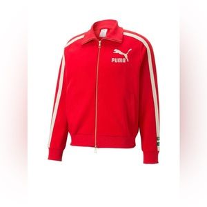 Puma Rhuigi X T7 Track Full Zip Jacket Casual Athletic Outerwear Mens Size XL